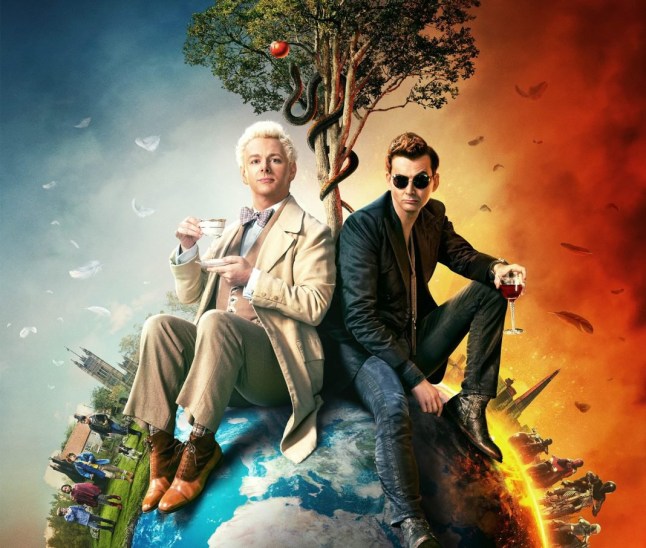 Michael Sheen and David Tennant in Terry Pratchett?s Good Omens