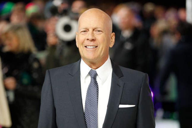 US actor Bruce Willis poses on arrival for the European premiere of Glass in central London on January 9, 2019. (Photo by Tolga AKMEN / AFP) (Photo by TOLGA AKMEN/AFP via Getty Images)