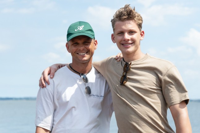 Jeff Brazier talking about how he's seen his son Freddie struggle Credit: BBC One/Celebrity Race Across the World