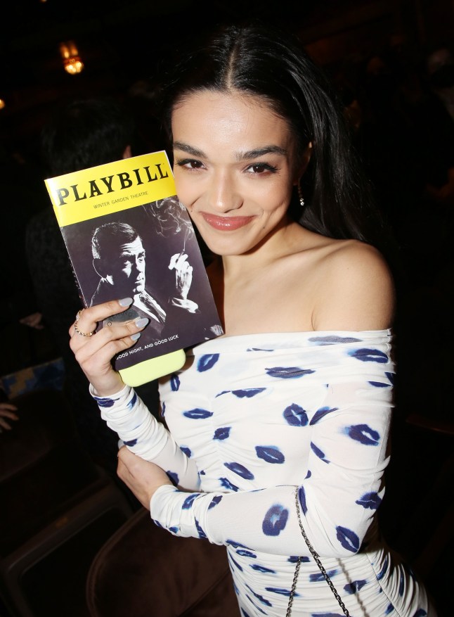 NEW YORK, NEW YORK - APRIL 3: Rachel Zegler attends the opening night afterparty for "Good Night, And Good Luck" on Broadway at The New York Public Library on April 03, 2025 in New York City on April 3, 2025 in New York City. (Photo by Bruce Glikas/FilmMagic)