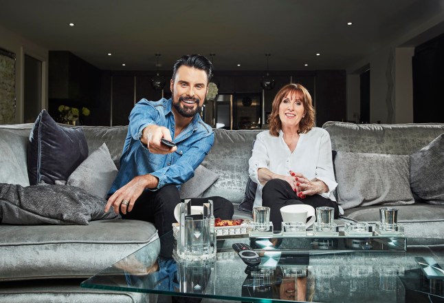 Rylan and mum Linda on Celebrity Gogglebox