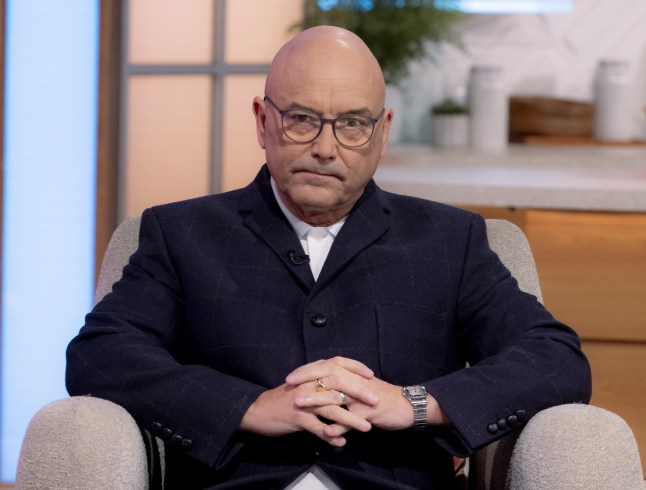 Editorial use only Mandatory Credit: Photo by Ken McKay/ITV/Shutterstock (14283519aa) Gregg Wallace 'Lorraine' TV show, London, UK - 03 Jan 2024