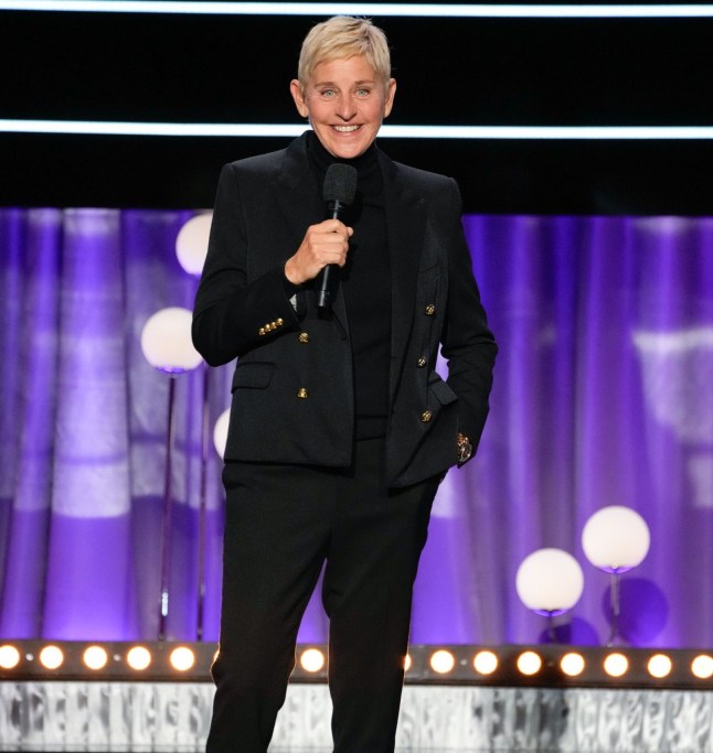 CAROL BURNETT: 90 YEARS OF LAUGHTER + LOVE -- Pictured: Ellen DeGeneres -- (Photo by: Casey Durkin/NBC via Getty Images)