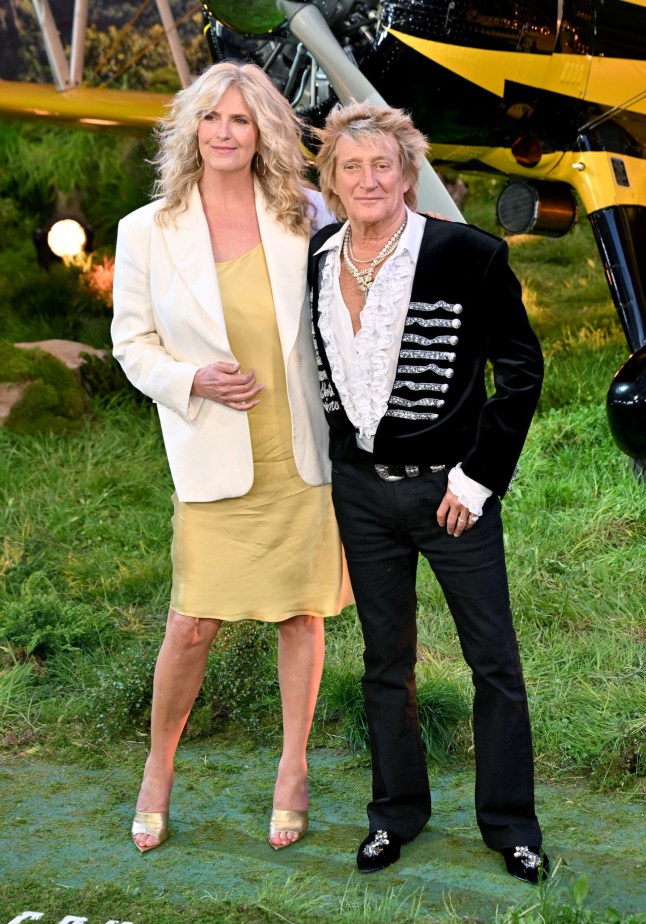 Mandatory Credit: Photo by Alan West/Hogan Media/Shutterstock (15301139db) Penny Lancaster and Rod Stewart 'Mission: Impossible - The Final Reckoning' Global Film Premiere, London, UK - 15 May 2025