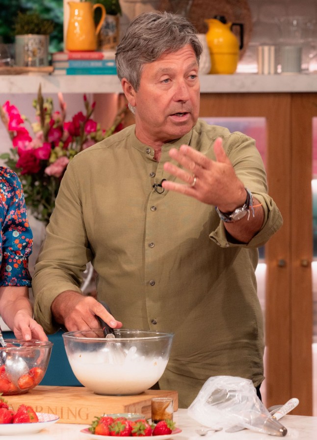 Editorial use only Mandatory Credit: Photo by Ken McKay/ITV/Shutterstock (15382732ah) John Torode 'This Morning' TV show, London, UK - 02 Jul 2025