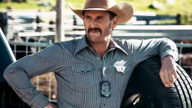 Josh Lucas as Young John Dutton in 'Yellowstone'. Paramount/ shutterstock