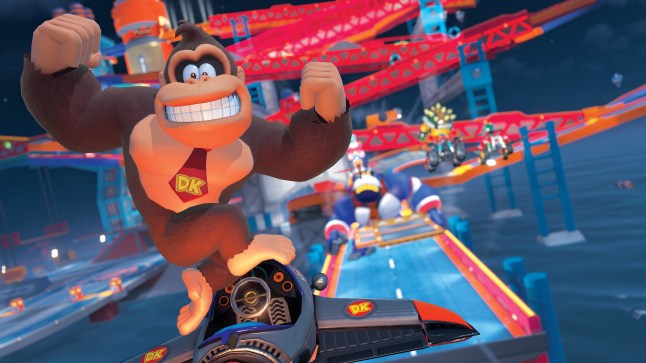 Mario Kart World screenshot of Donkey Kong