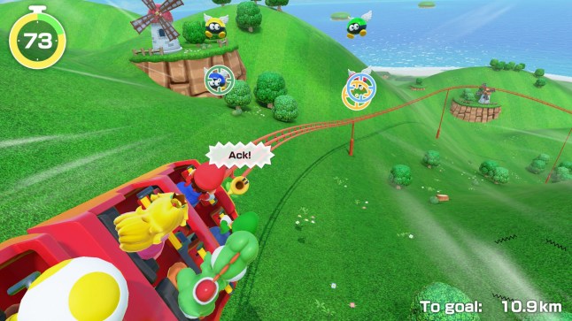 Super Mario Party Jamboree – Nintendo Switch 2 Edition screenshot of Carnival Coaster
