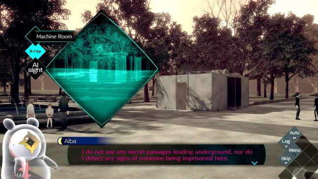 No Sleep for Kaname Date investigation scene in a public park
