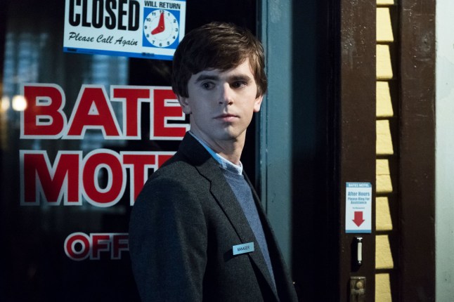 No Merchandising. Editorial Use Only. No Book Cover Usage. Mandatory Credit: Photo by AE/Everett/Shutterstock (14209731b) BATES MOTEL, Freddie Highmore in 'Hidden' (Season 5, Episode 4, aired March 13, 2017). ph: Cate Cameron/?A&E/courtesy Everett Collection Bates Motel - 13 Mar 2017