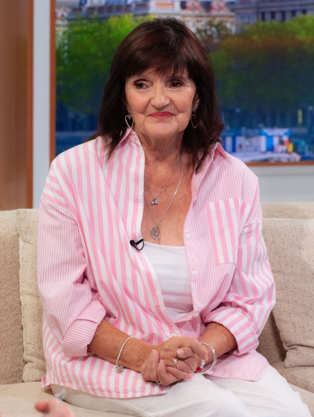 Editorial use only Mandatory Credit: Photo by Ken McKay/ITV/Shutterstock (15417296b) Anne Nolan 'Good Morning Britain' TV show, London, UK - 28 Jul 2025