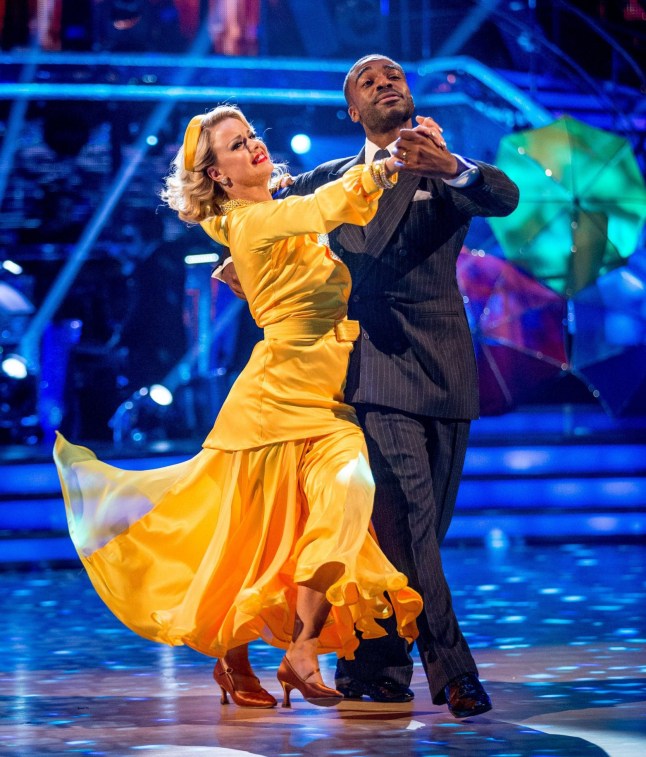 Ore Oduba and Joanne Clifton in Strictly Come Dancing