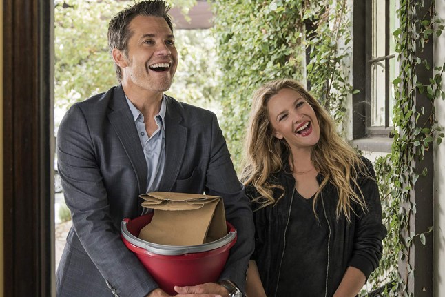 Drew Barrymore and Timothy Olyphant in Netflix?s Santa Clarita Diet