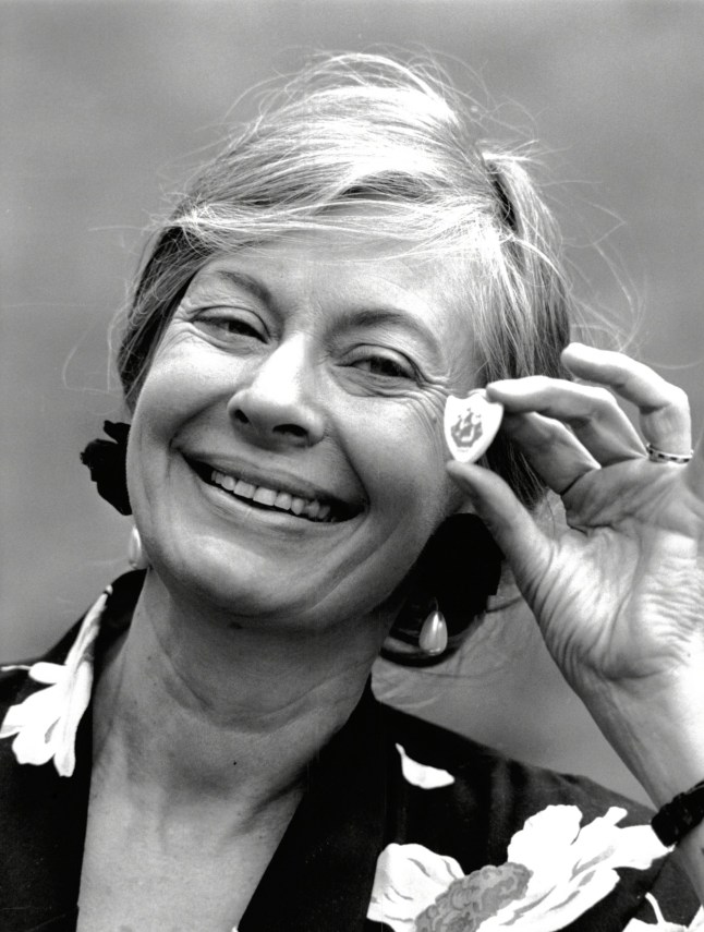Blue Peter editor, Biddy Baxter, after resigning from the show. . REXSCANPIX.
