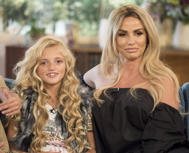 Katie Price and a young Princess Andre