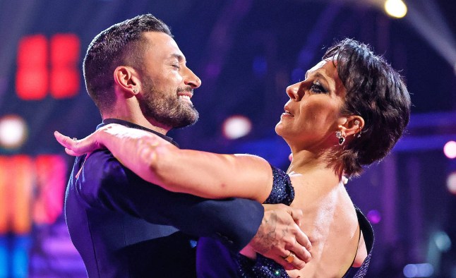Amanda Abbington and Giovanni Pernice on Strictly Come Dancing together