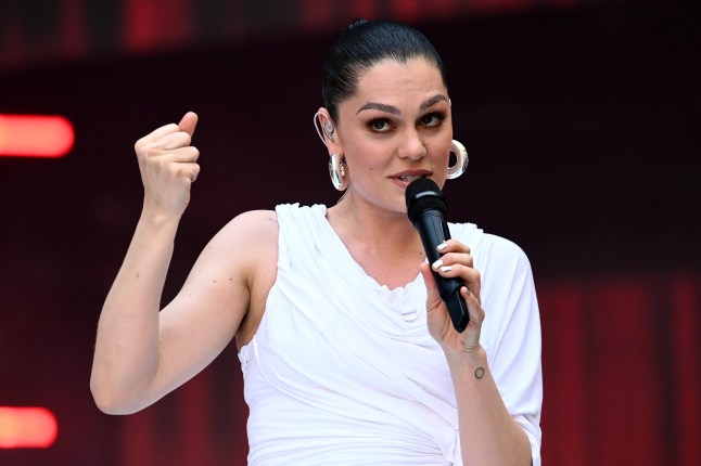 Jessie J performing on stage at Capital's Summertime Ball 2025.