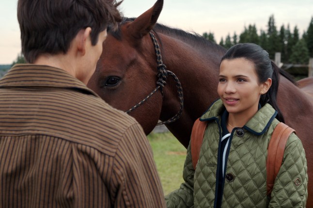 My Life with the Walter Boys. (L to R) Ashby Gentry as Alex, Nikki Rodriguez as Jackie in episode 206 of My Life with the Walter Boys. Cr. Courtesy of Netflix ?? 2025