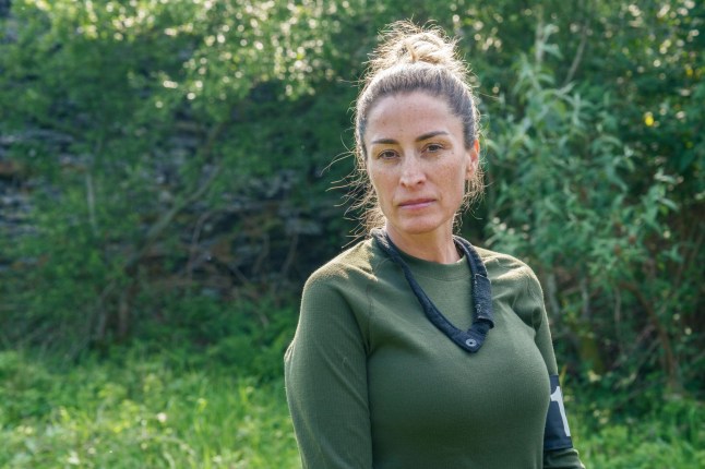 Portrait of Rebecca Loos at Hostage Rescue location on SAS: Who Dares Wins