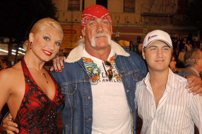 Brooke Hogan, Hulk Hogan and Nick Hogan during Paramount Pictures' "Get Rich or Die Tryin'" Los Angeles Premiere - Arrivals at Grauman's Chinese Theatre in Hollywood, California, United States. (Photo by SGranitz/WireImage)