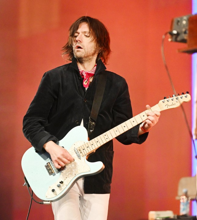 ROSKILDE, DENMARK - JULY 3: Conor Oberst performs with Bright Eyes at the Roskilde Festival at Dyrskuepladsen on July 3, 2025 in Roskilde, Denmark. (Photo by Rune Hellestad - Corbis/Corbis via Getty Images)