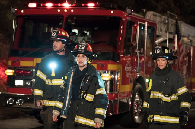STATION 19 - "Invisible To Me" - Station 19, the latest series from the executive producers of Greys Anatomy, Scandal and How to Get Away with Murder, follows a group of heroic firefighters at Seattle Fire Station 19 - from captain to newest recruit - as they risk their lives and hearts both in the line of duty and off the clock. These brave men and women are like family, literally and figuratively, and together they put their own lives in jeopardy as first responders to save the lives of others. (Mitch Haaseth via Getty Images) GREY DAMON, JAINA LEE ORTIZ, DANIELLE SAVRE