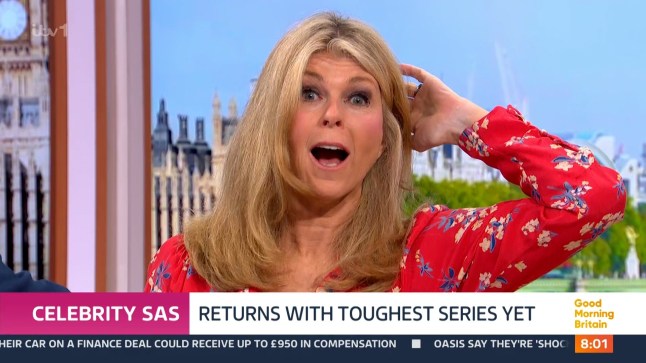 Kate Garraway awkwardly jokes about 'being fired' from Good Morning Britain after ITV cuts