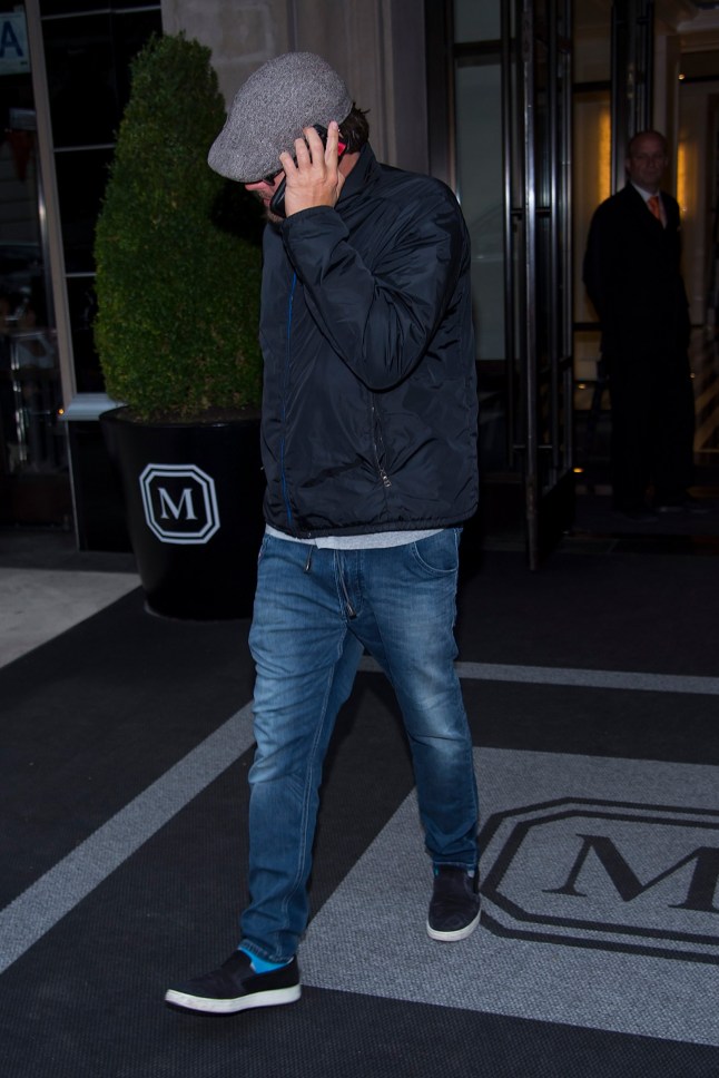 NEW YORK, NY - APRIL 30: Actor Leonardo DiCaprio is seen in the Upper East Side on April 30, 2017 in New York City. (Photo by Gotham/GC Images)