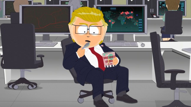 No Merchandising. Editorial Use Only. No Book Cover Usage. Mandatory Credit: Photo by Comedy Central/Everett/Shutterstock (14219487a) SOUTH PARK, Garrison (aka Mr. Garrison), 'Not Funny', (Season 20, ep. 2009, aired Nov. 30, 2016). ?Comedy Central / Courtesy: Everett Collection South Park - 30 Nov 2016