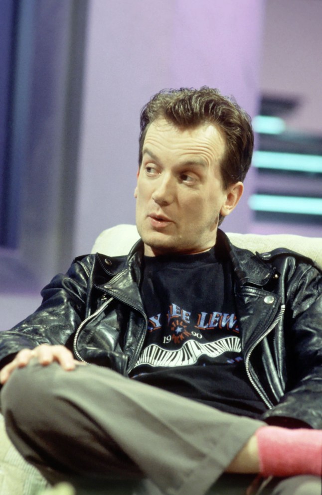 Editorial use only. No book publishing Mandatory Credit: Photo by Fremantle Media/Shutterstock (892312ed) 'Des O'Connor Tonight' - Frank Skinner. THAMES TV ARCHIVE