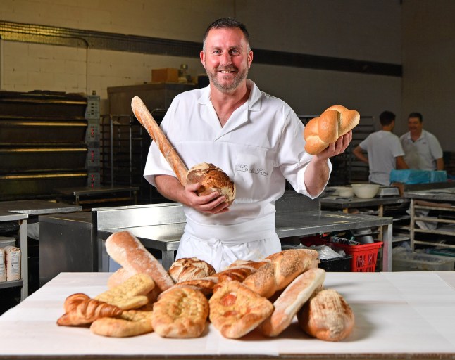 Mandatory Credit: Photo by Bruce Adams/ANL/Shutterstock (8995891a) Weekender - Baker Lee Hollywood 45 Brother Of TV Chef Paul Hollywood At Work In His Bakery 'born And Bread' In Moreton Merseyside. - 27/7/16. Weekender - Baker Lee Hollywood 45 Brother Of Tv Chef Paul Hollywood At Work In His Bakery 'born And Bread' In Moreton Merseyside. Pic Bruce Adams / Copy Hull - 27/7/16.