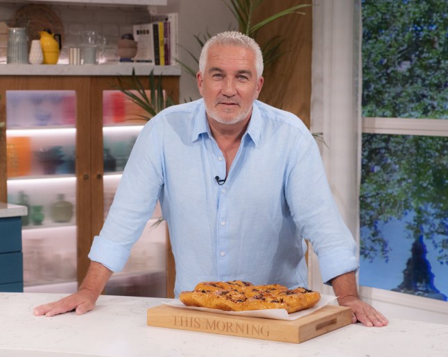 Editorial use only Mandatory Credit: Photo by Ken McKay/ITV/Shutterstock (15343514t) Paul Hollywood 'This Morning' TV show, London, UK - 05 Jun 2025