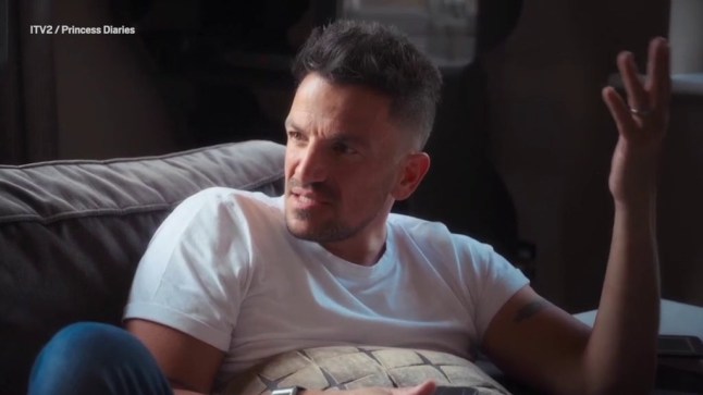 Peter Andre left 'feeling sick' as daughter Princess, 18, reveals shocking messages picture: ITVX