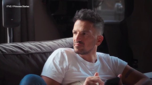 Peter Andre left 'feeling sick' as daughter Princess, 18, reveals shocking messages picture: ITVX